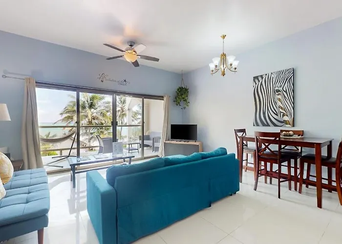 Beachfront Condo With Balcony Sea View Partial Ac Pool Dock & Kayaks